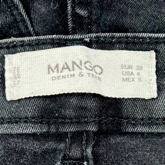 Mango Skinny Jeans Size 6 Black Women’s - Picture 2 of 4